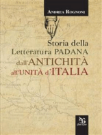 Storia della letteratura padana dall’antichità all’unità d’Italia