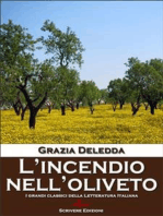 L'incendio nell'oliveto