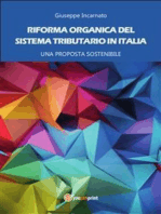 Riforma organica del sistema tributario in Italia - Una proposta sostenibile