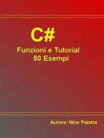 C# Funzioni e Tutorial 50 Esempi