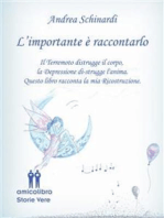 L'importante è raccontarlo: IL TERREMOTO DISTRUGGE IL CORPO, LA DEPRESSIONE DI-STRUGGE L’ANIMA. QUESTO LIBRO RACCONTA LA MIA RICOSTRUZIONE.