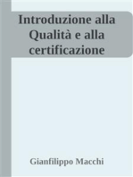 Introduzione alla qualita' e alla certificazione per epub 16 10 15