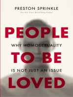 People to Be Loved: Why Homosexuality Is Not Just an Issue