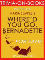 Where'd You Go, Bernadette by Charles Belfoure (Trivia-on-Books)