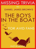 The Boys in the Boat: by Daniel James Brown (Trivia-On-Book)