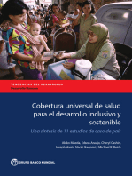 Cobertura universal de salud para el desarrollo inclusivo y sostenible