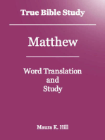 True Bible Study: Matthew