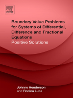 Boundary Value Problems for Systems of Differential, Difference and Fractional Equations: Positive Solutions