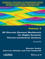 3D Discrete Element Workbench for Highly Dynamic Thermo-mechanical Analysis: GranOO