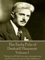 The Early Pulp of Dashiell Hammett - Volume 1