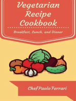 Vegetarian Recipe Cookbook - The Ultimate Day to Day Recipe Book