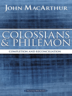 Colossians and Philemon: Completion and Reconciliation in Christ