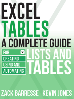 Excel Tables