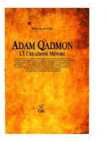 Adam Qadmon: La Creazione Minore