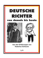 Deutsche Richter von damals bis heute: Aus den Erfahrungen von Hubertus Scheurer