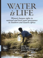 Water is Life: Women's human rights in national and local water governance in Southern and Eastern Africa