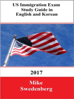 US Immigration Exam Study Guide in English and Korean