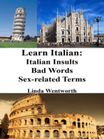 Learn Italian: Italian Insults ‒ Bad words ‒ Sex-related terms