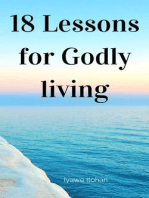 18 Lessons for Godly living