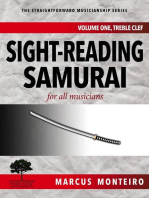 Sight-Reading Samurai, for all musicians [Volume One: Treble Clef]: The Straightforward Musicianship Series, #1