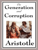 On Generation and Corruption: With linked Table of Contents