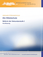 Die Mittelschule – Reform der Sekundarstufe I