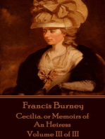 Cecilia. or Memoirs of An Heiress
