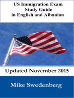 US Immigration Exam Study Guide in English and Albanian