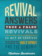 Revival Answers, True and False Revivals, Genuine or Counterfeit