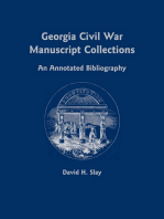 Georgia Civil War Manuscript Collections: An Annotated Bibliography
