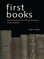 First Books: The Printed Word and Cultural Formation in Early Alabama