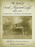 The Journal of Sarah Haynsworth Gayle, 1827–1835: A Substitute for Social Intercourse