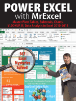 Power Excel with MrExcel: Master Pivot Tables, Subtotals, Charts, VLOOKUP, IF, Data Analysis in Excel 2010–2013