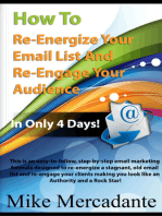 How To Re-Energize Your Email List & Re-Engage Your Audience In Only 4 Days