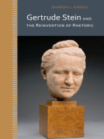 Gertrude Stein and the Reinvention of Rhetoric