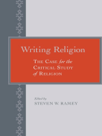 Writing Religion: The Case for the Critical Study of Religion