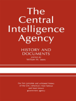 The Central Intelligence Agency: History and Documents