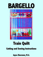 Bargello Train Quilt -- Cutting and Sewing Instructions: Crafts Series, #6