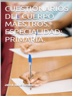 Cuestionarios del Cuerpo de Maestros. Especialidad Primaria.