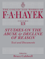 Studies on the Abuse and Decline of Reason: Text and Documents