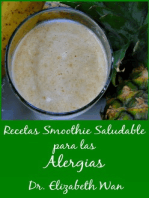 Recetas Smoothie Saludable para las Alergias 2a edición
