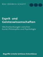 Esprit und Geisteswissenschaften: Wechselwirkungen zwischen Kunst, Philosophie und Psychologie