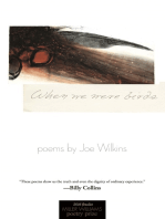 When We Were Birds: Poems