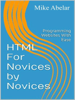 HTML For Novices By Novices