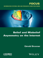 Belief and Misbelief Asymmetry on the Internet