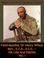 Field-Marshal Sir Henry Wilson Bart., G.C.B., D.S.O. — His Life And Diaries Vol. I