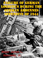 Failure Of German Logistics During The German Ardennes Offensive Of 1944