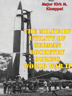 The Military Utility Of German Rocketry During World War II