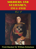 Soldiers And Statesmen, 1914-1918 Vol. I