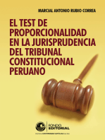 El test de proporcionalidad en la jurisprudencia del Tribunal Constitucional